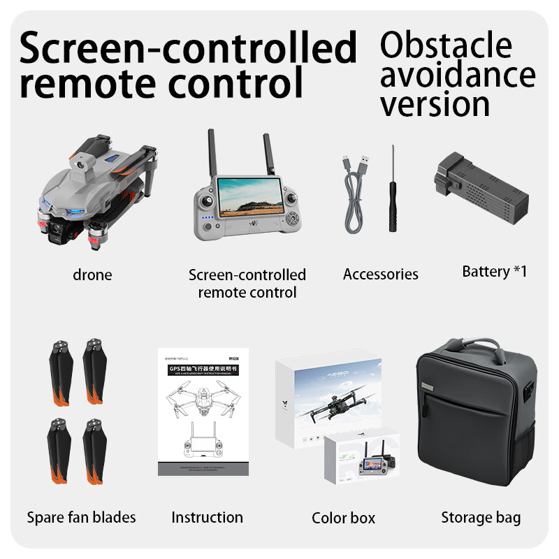 Drone with foldable landing gear, reduces wind resistance for smoother flight and shooting