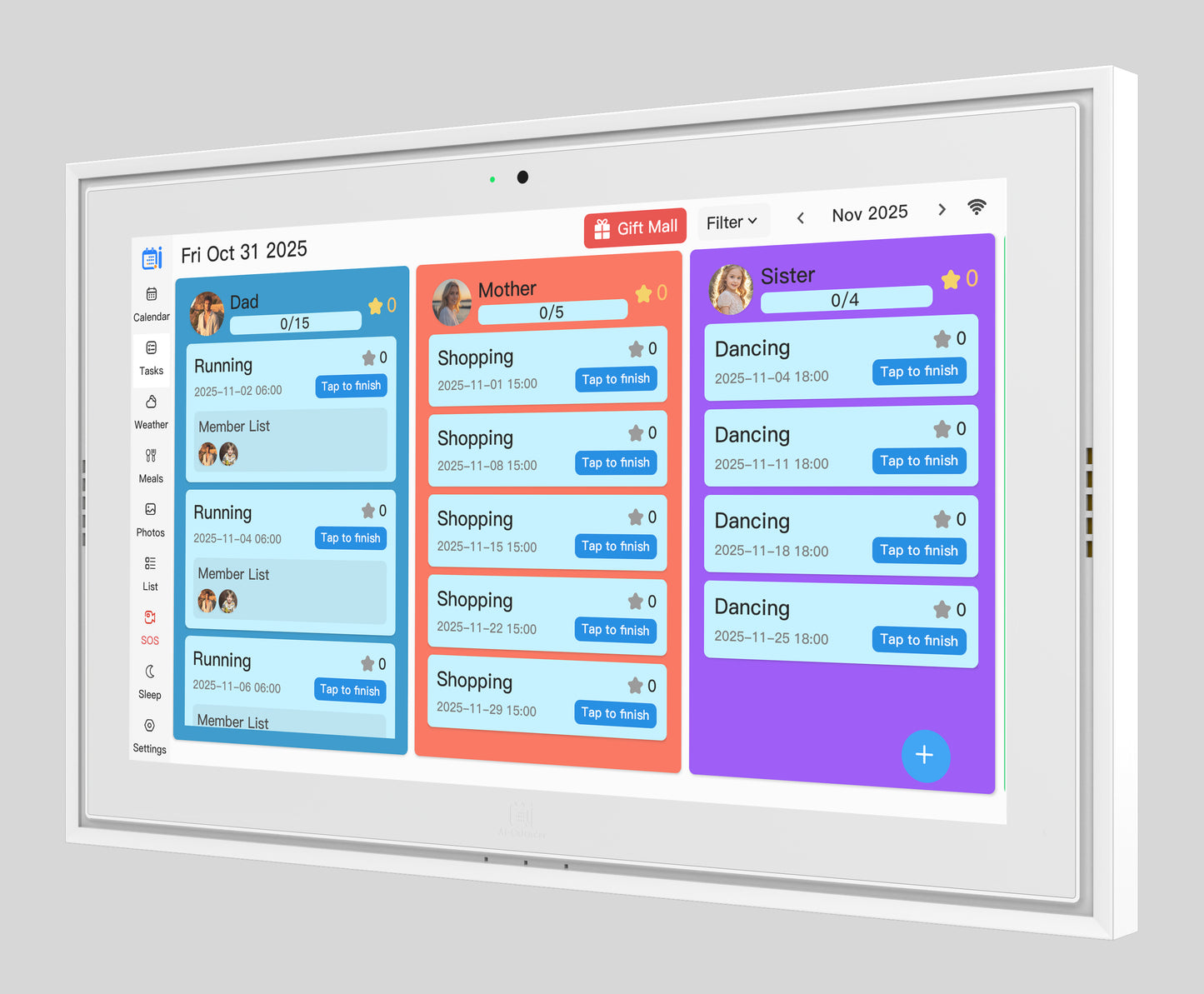 Intelligent AI Calendar Auto Mark Holiday Plan Travel Freely