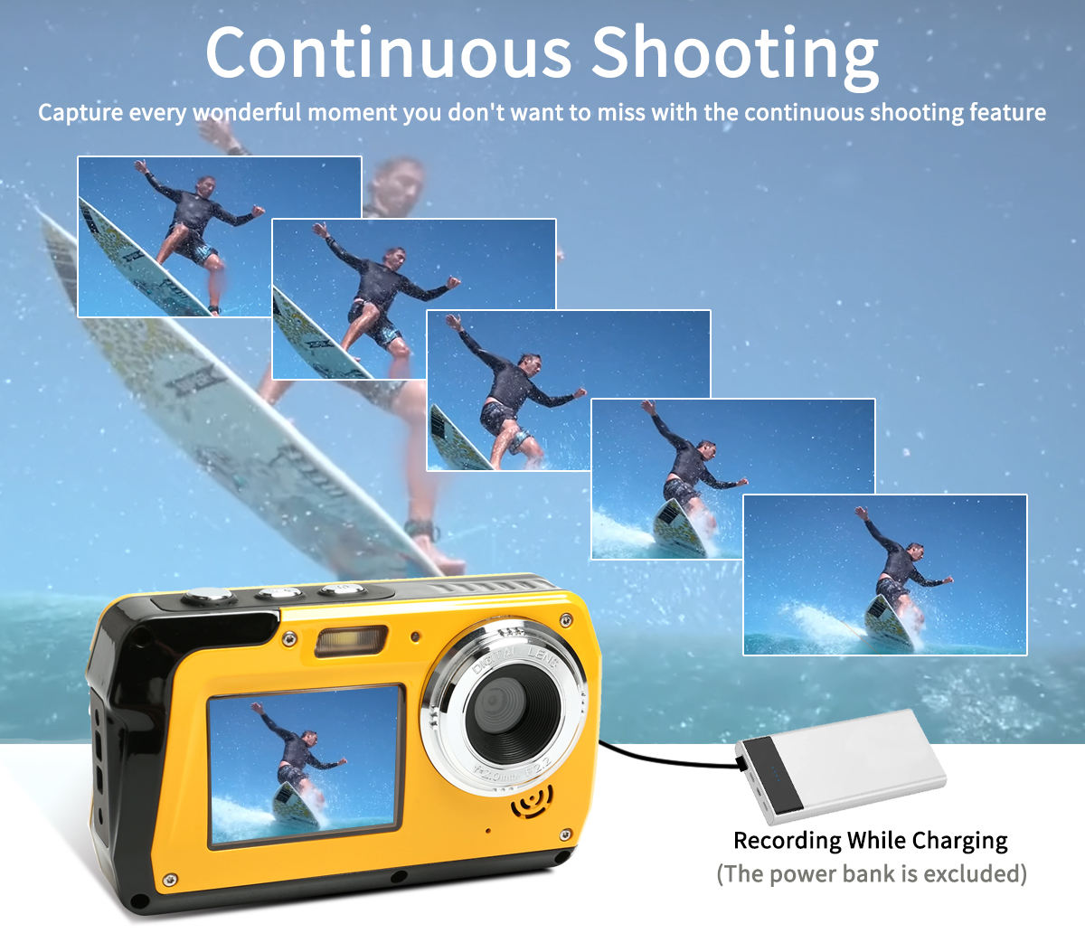 Dual-screen cycling cameras: lightweight design, one-click record, never miss highlights