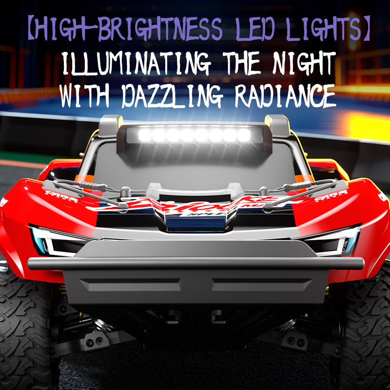 Remote control toy car with fast speed & durable design perfect for outdoor racing games