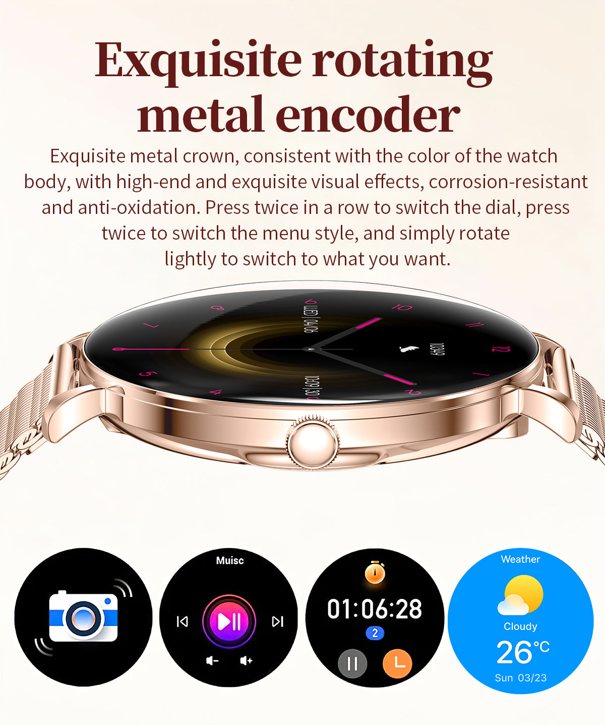 Smart Watch for Android & iOS – Full Compatibility, Sync Data Seamlessly