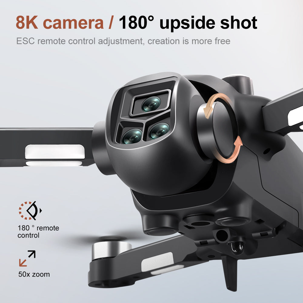 Foldable & Portable Drone Pocket-sized Ready To Fly Exclusive Aerial Partner For Hiking Trips
