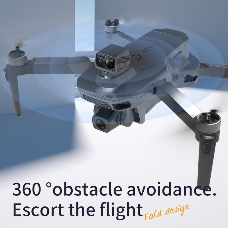 Foldable drone with 5G transmission—view real - time aerial footage without any delay