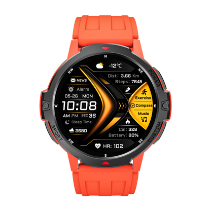 Professional sports smart watch with GPS accurate positioning for outdoor running