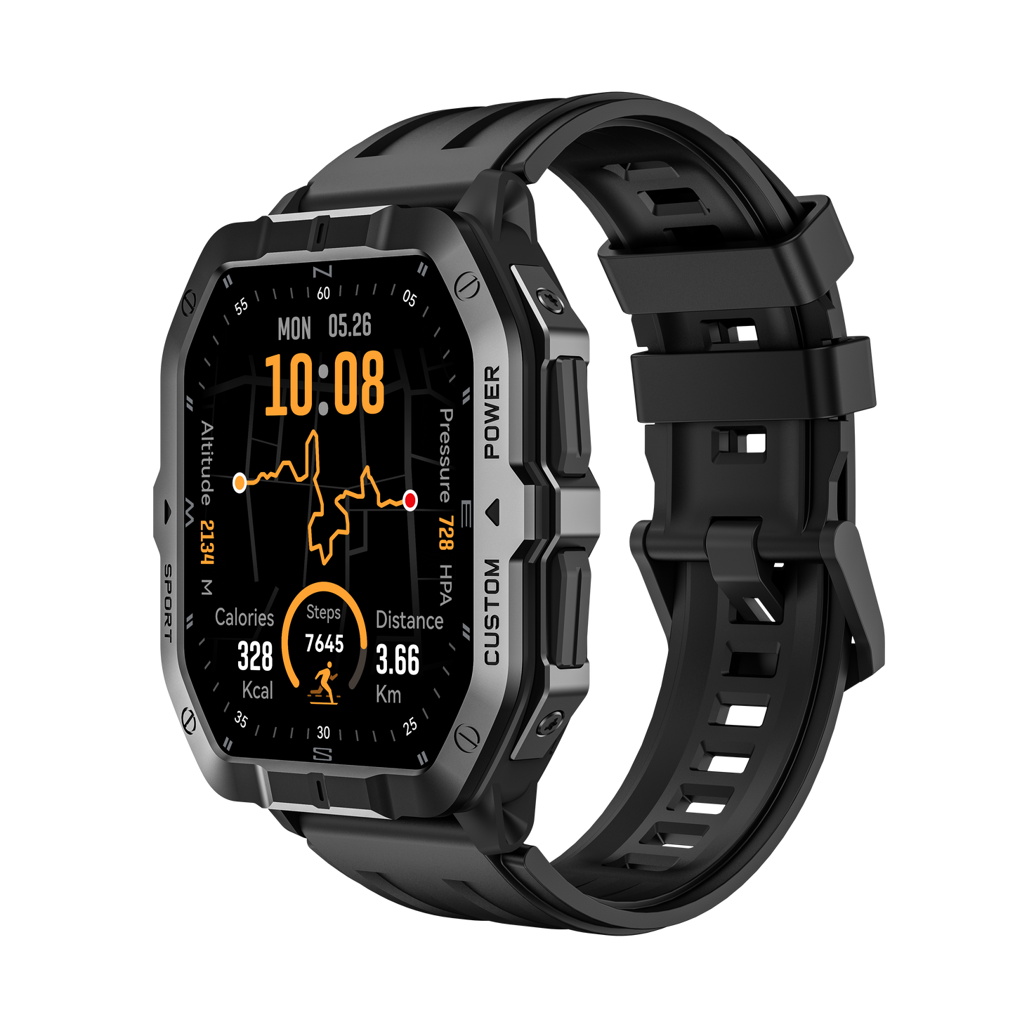 C32 Pro BLE5.4 Bluetooth Calling Smart Bracelet Altitude Barometer Compass Sports Watch
