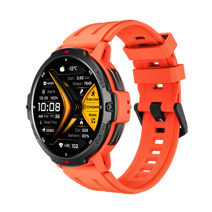 Outdoor Smart Watch – Weather Forecast, Compass, Essential for Hiking Trips