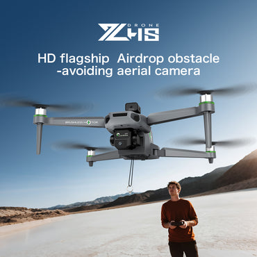 ZHRC-ZH8 Beginner-Friendly Drone, Obstacle Avoidance/Speed/Headless Mode, Stable Optical Flow Positioning