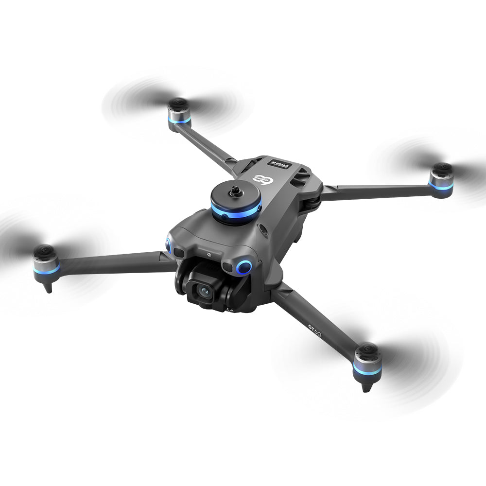 GT60 GPS Brushless Drone Servo Gimbal EIS Anti-Shake 4.3" Screen Remote FPV Quadcopter
