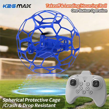 K26 MAX Mini Drone Full Surround Spherical Protective Frame Altitude Hold 360° Stunt Flip RC Quadcopter