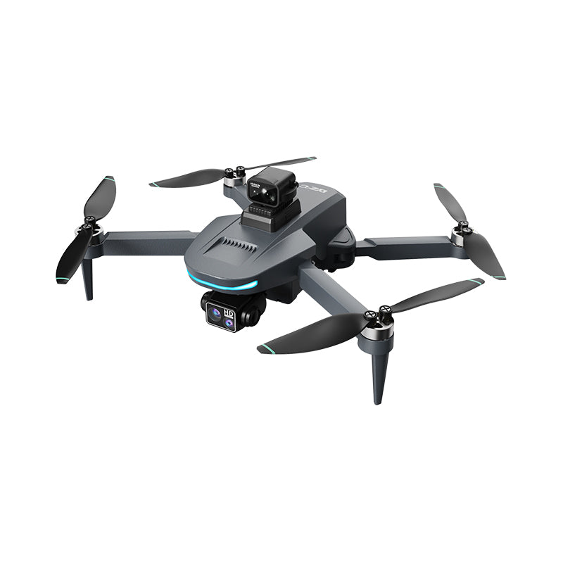 Silver-Grey L200 PLUS Foldable Aerial Drone GPS Auto Return Follow Me 5G WIFI FPV Quadcopter