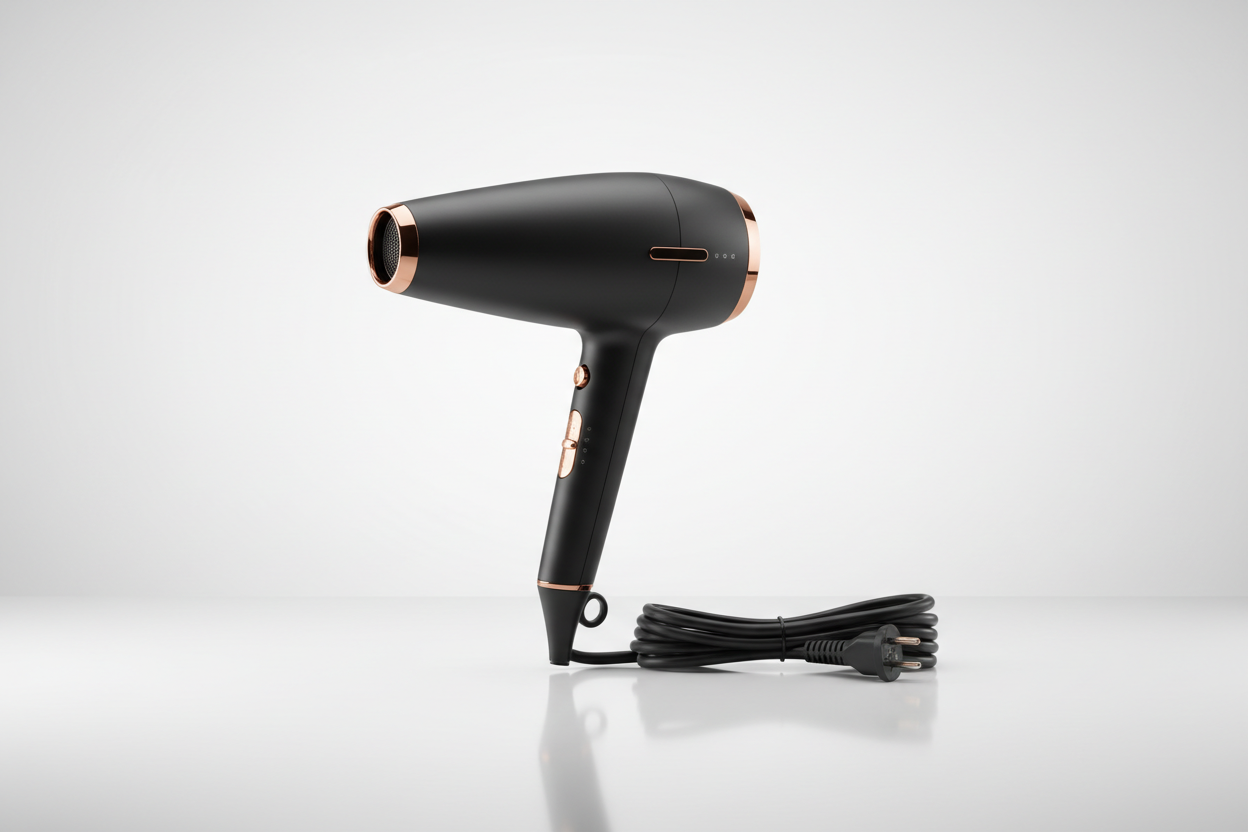 帮我生成用于幻灯片的吹风机图片