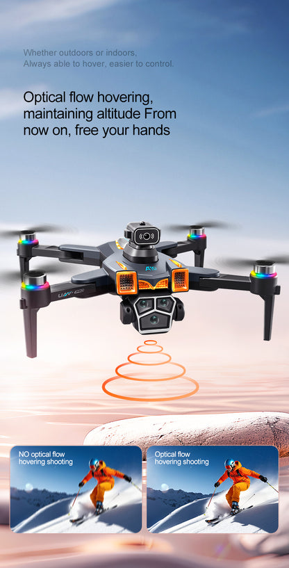 GPS A19 PRO Foldable Aerial Drone 90° Electric Camera Auto Return Wind Resistant Quadcopter