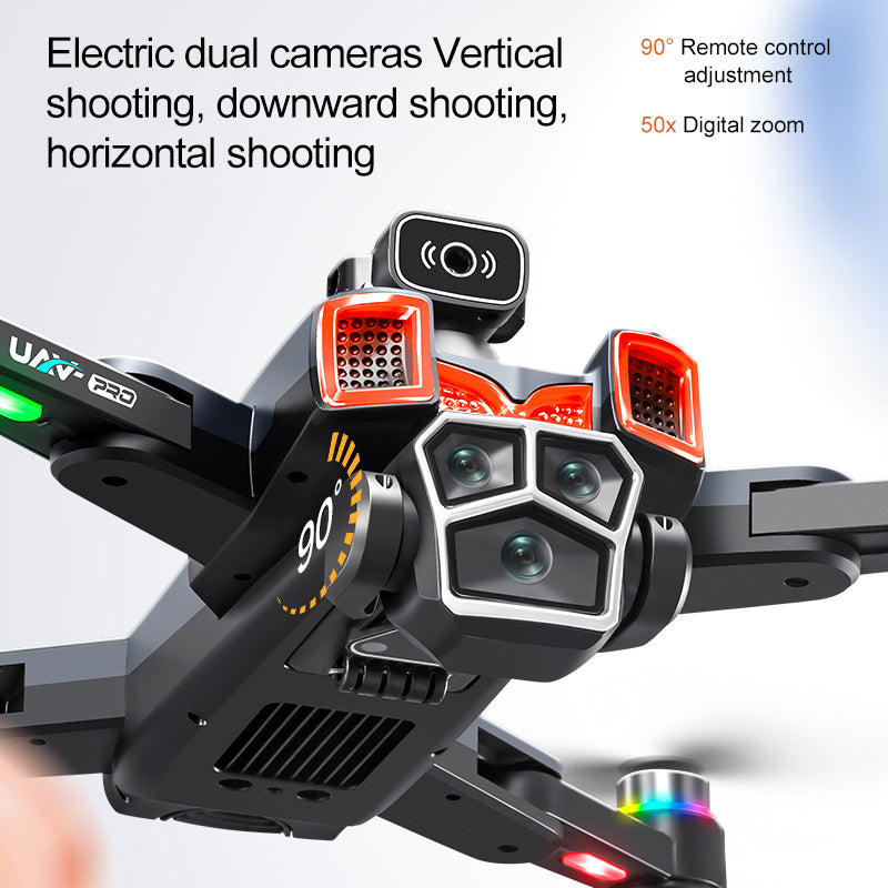 A19 PRO Brushless Drone 5.6" Screen Remote Optical Flow Obstacle Avoidance FPV Quadcopter
