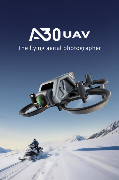 A30PRO Safe Kids Practice Drone, Full-Enclosed Guard Eco Material, One-Key Takeoff Stunt Flight Toy