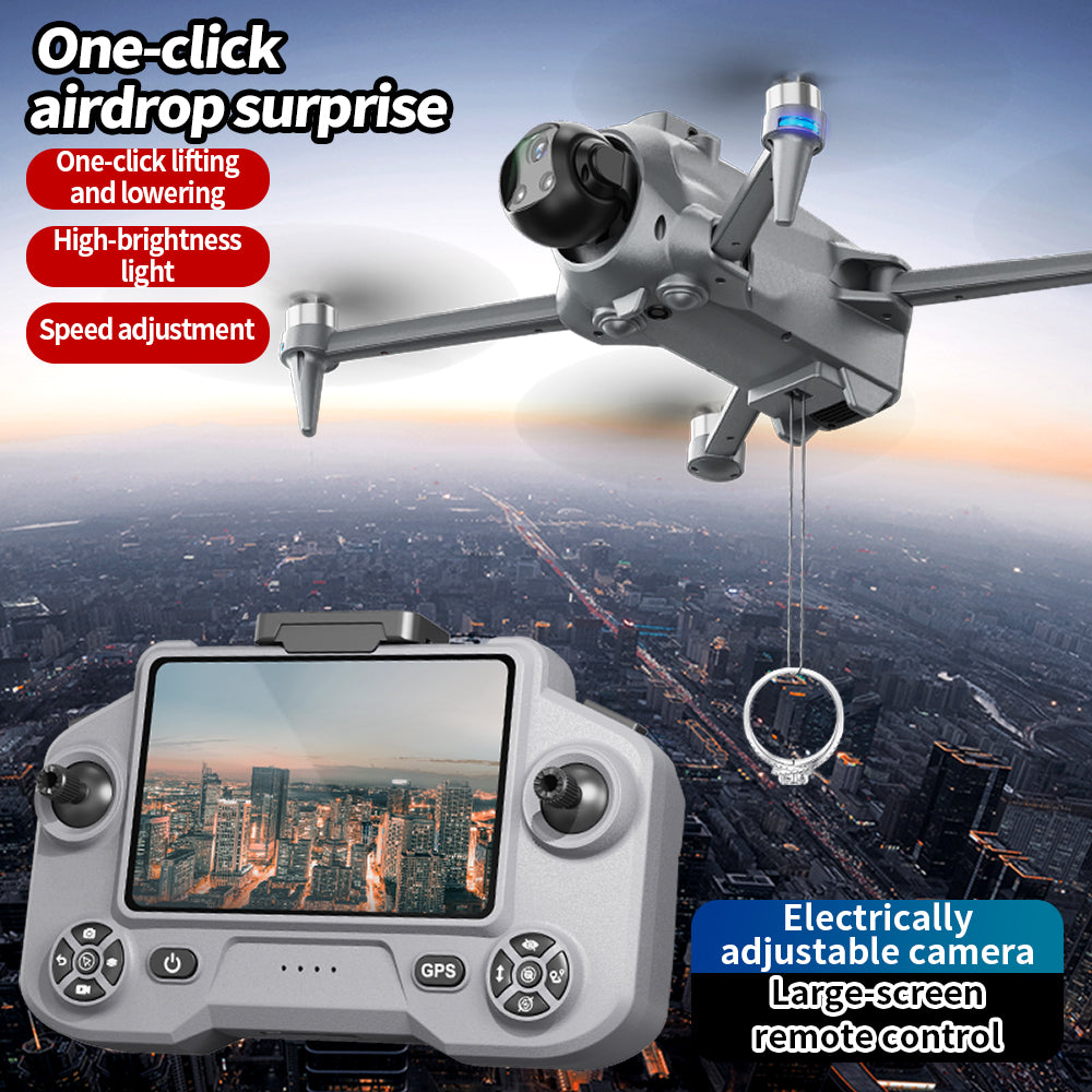 Intelligent Obstacle Avoidance Drone 360° Full Protection Safe Flight Handle Complex Environments Easily