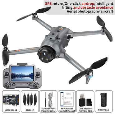 Intelligent Obstacle Avoidance Drone 360° Full Protection Safe Flight Handle Complex Environments Easily