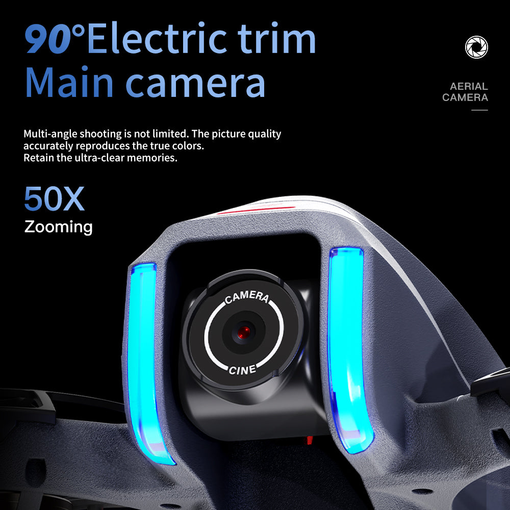 AE21 Brushless Drone With 4.3" Screen Remote Dual Camera Infrared Obstacle Avoidance Quadcopter