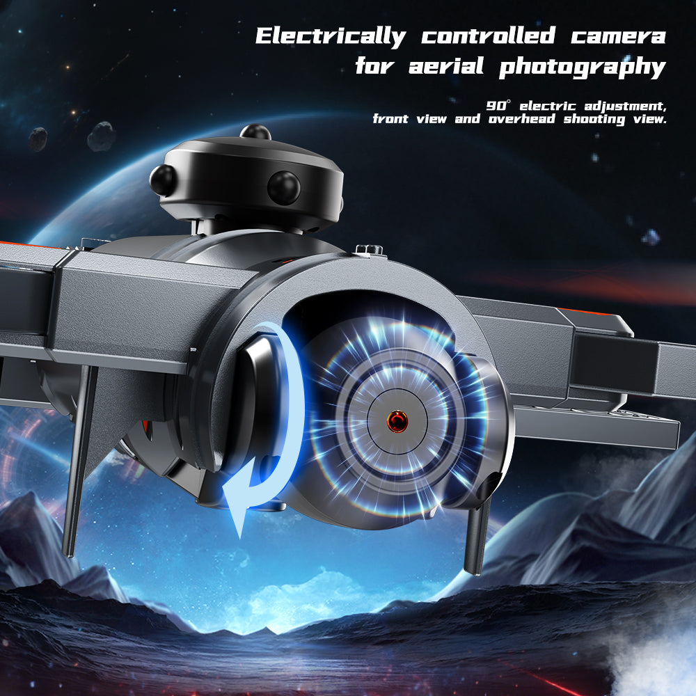 AE22 Brushless Drone 4.3" Screen Remote 5-Side Infrared Obstacle Avoidance Spray Function FPV Quadcopter