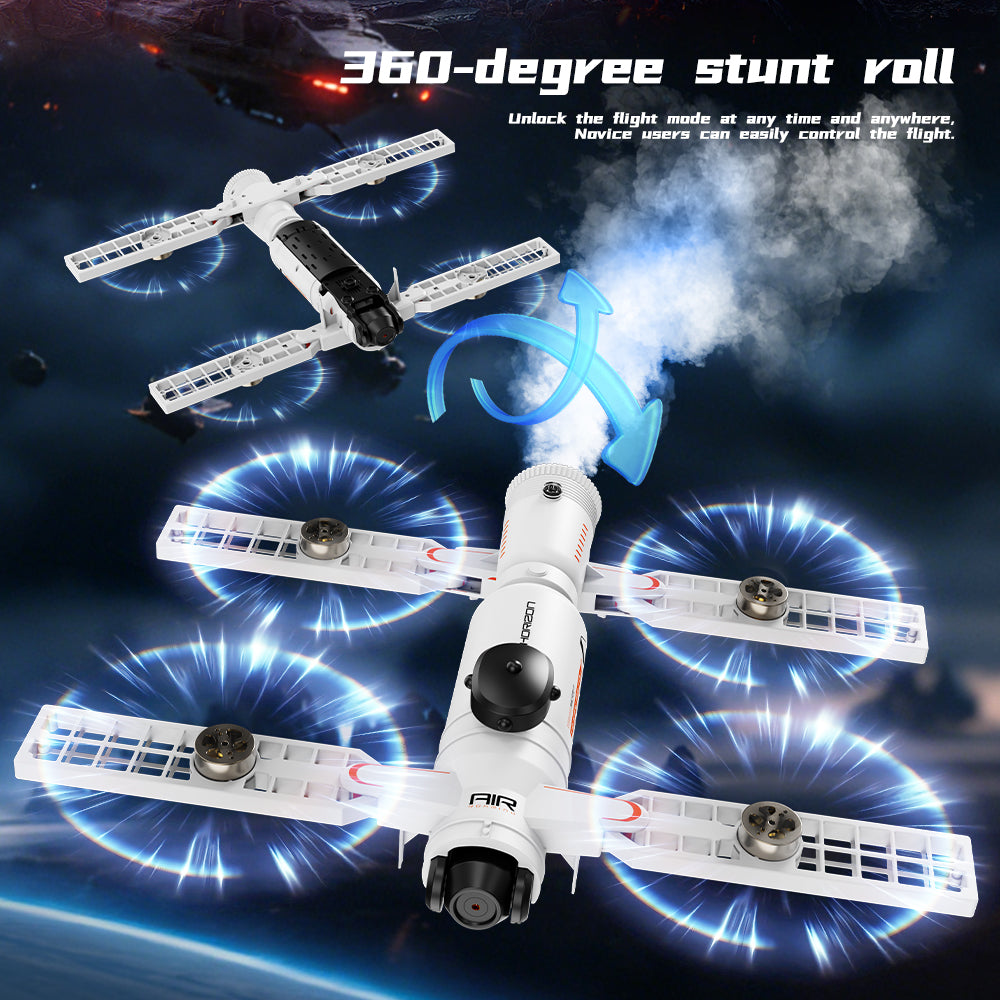 AE22 Brushless Drone 4.3" Screen Remote 5-Side Infrared Obstacle Avoidance Spray Function FPV Quadcopter