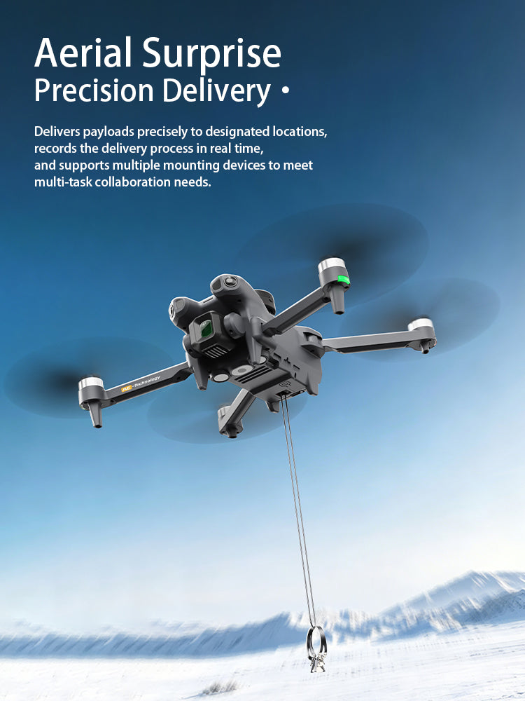 AE51 GPS Foldable Drone 4.5" Screen 1080P Obstacle Avoidance