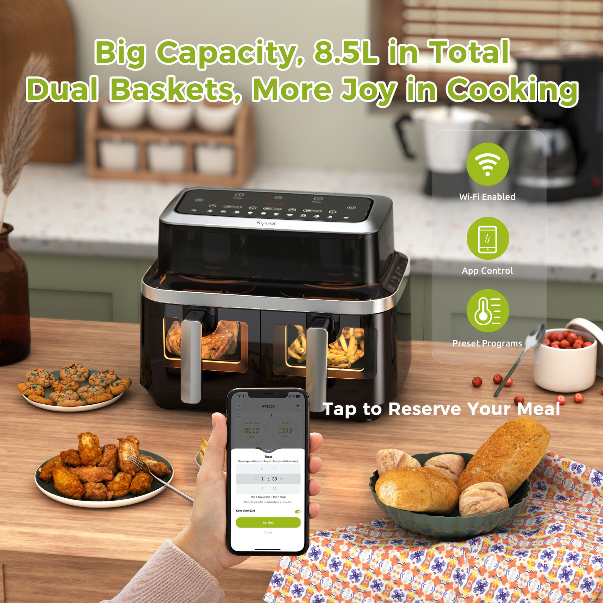 Air Fryer: Crispy & Healthy Meals, Quick Cooking for Your Daily Deliciousness