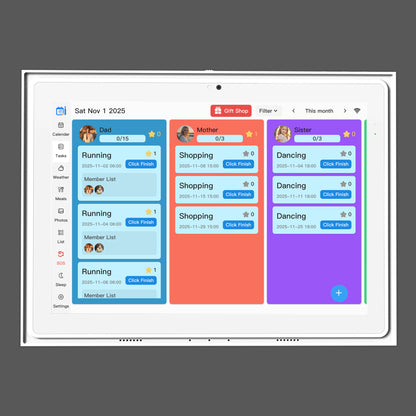AI Calendar with Task List Auto Track Progress for Work Study