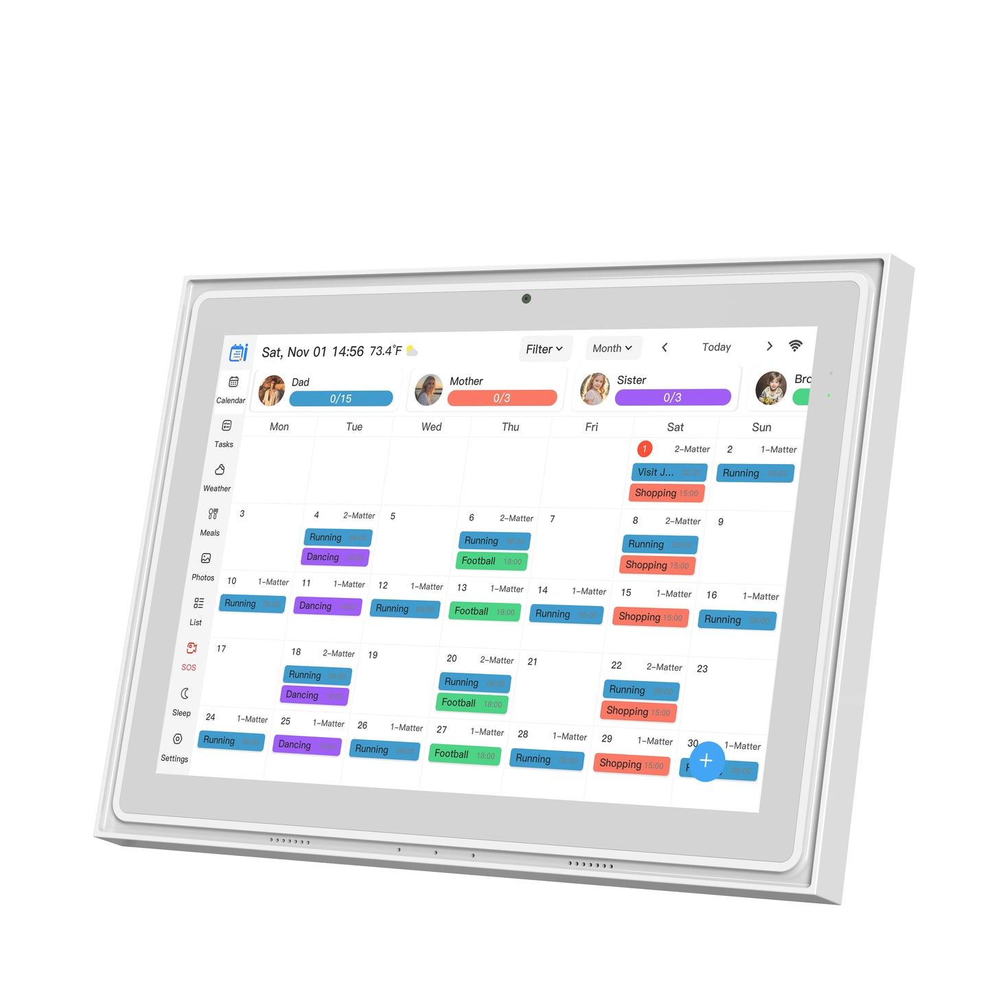 AI Calendar with Task List Auto Track Progress for Work Study
