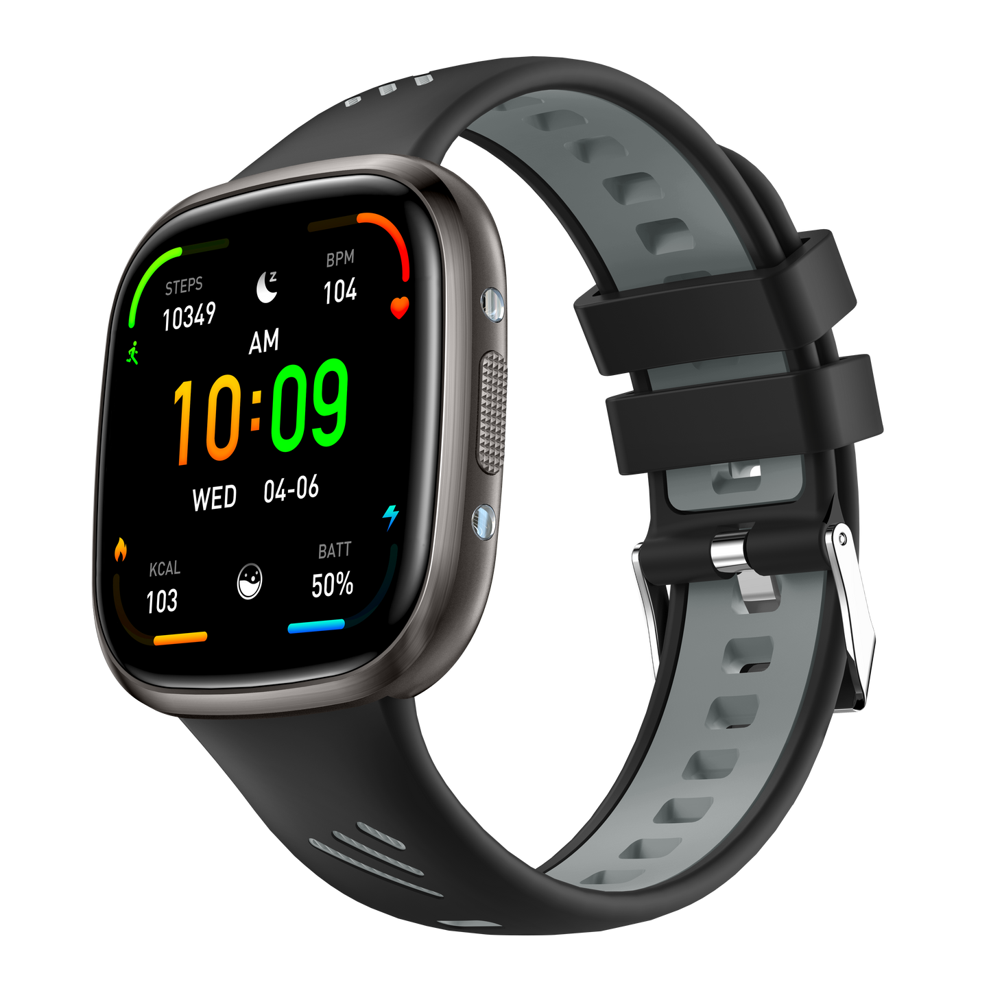 HT31 Bluetooth Call Smart Watch 1.72" IPS Full Touch Screen IP68 Waterproof Fitness Watch