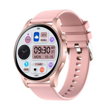 Sports smart watch with breathing training guides you to relax after intense exercis