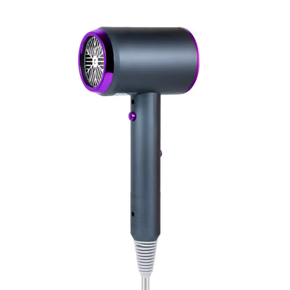 Minimal luxury hair dryer, metal body, ion fast dry with both beauty and strength