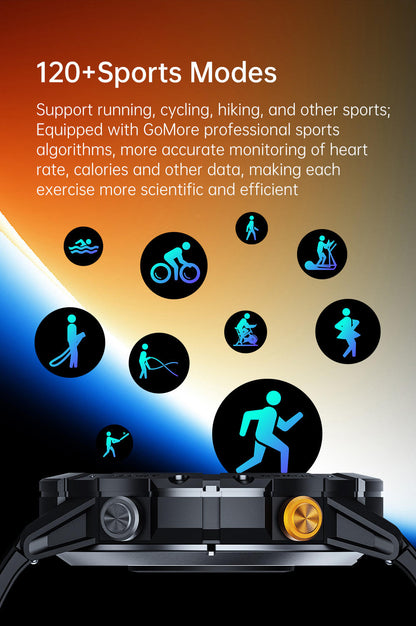 Smart watch with full health monitoring, accurate heart rate SpO2, 7+ days battery for ease