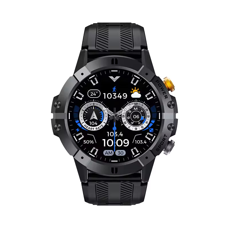 Smart watch with full health monitoring, accurate heart rate SpO2, 7+ days battery for ease