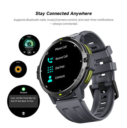 Professional sports smart watch with GPS accurate positioning for outdoor running