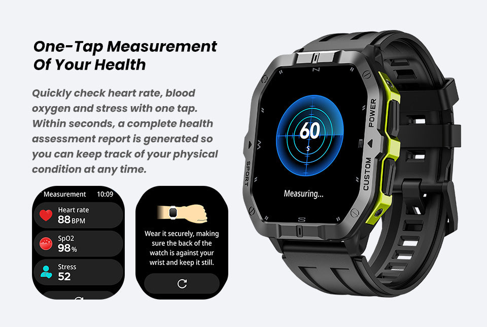 C32 Pro BLE5.4 Bluetooth Calling Smart Bracelet Altitude Barometer Compass Sports Watch