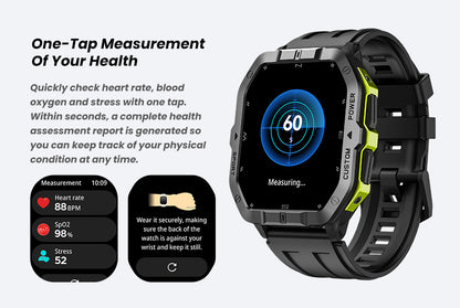 C32 Pro BLE5.4 Bluetooth Calling Smart Bracelet Altitude Barometer Compass Sports Watch