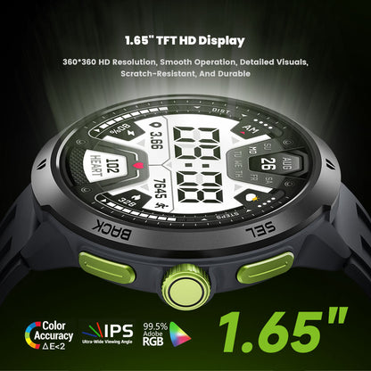 Outdoor Smart Watch – Weather Forecast, Compass, Essential for Hiking Trips