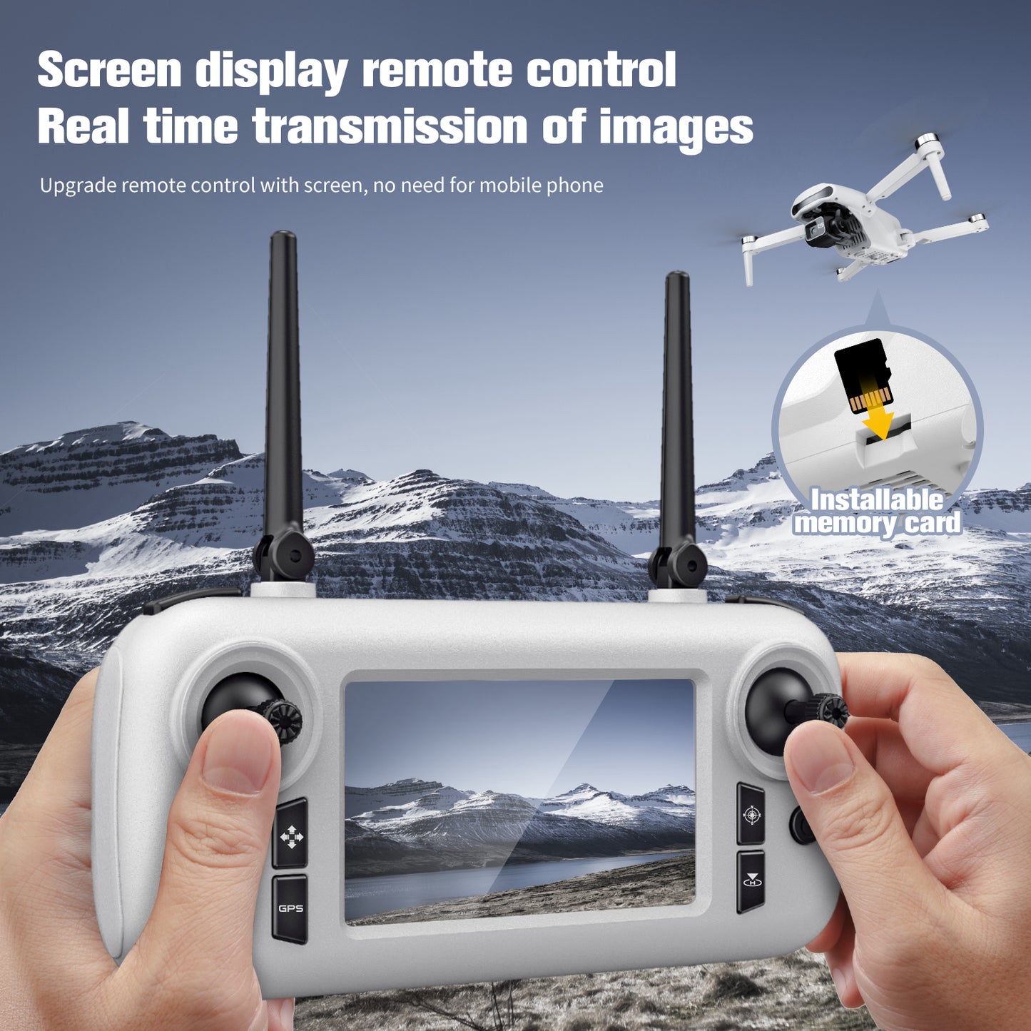 Kid’s drone with one - key return function is safe and reliable for young beginners