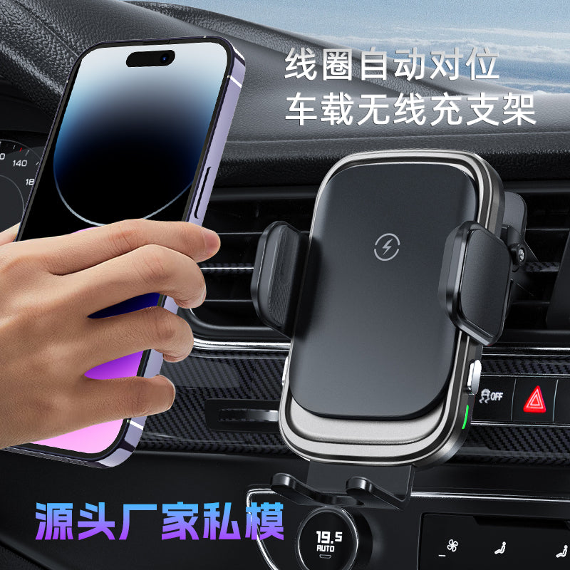 Ultra Slim Magnetic Wireless Charger Portable Fast Charge for iPhone Android Devices