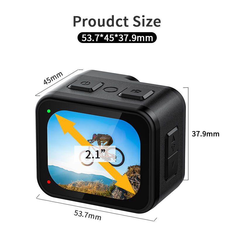 Compact Palm Camera Captures Every Vivid Moment of Travel and Cycling Trips