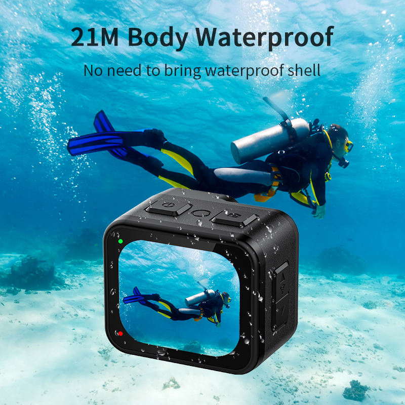 Compact Palm Camera Captures Every Vivid Moment of Travel and Cycling Trips