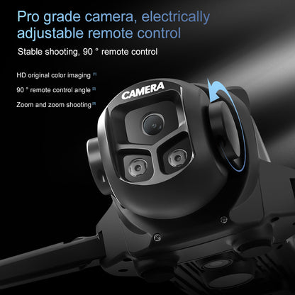 D15 GPS Brushless Drone 4-Way Obstacle Avoidance 1080P Dual Camera with 4.5" Screen Remote