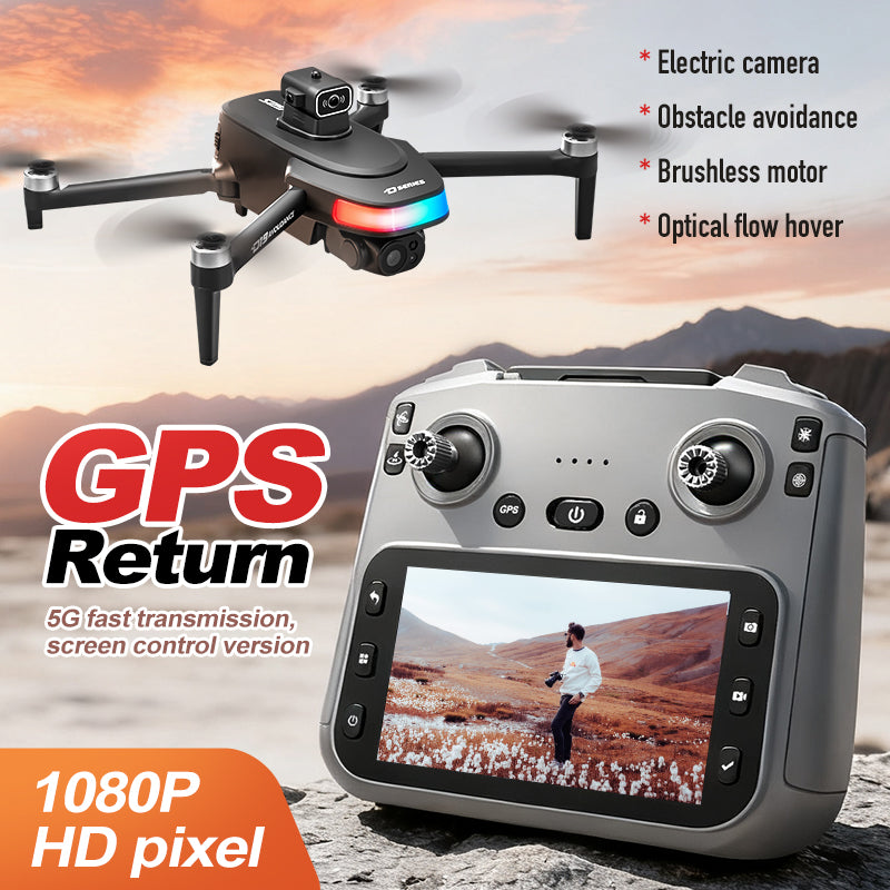 Intelligent Obstacle Avoidance Foldable Drone Full Protection Safe Flight Beginners Can Operate With Confidence