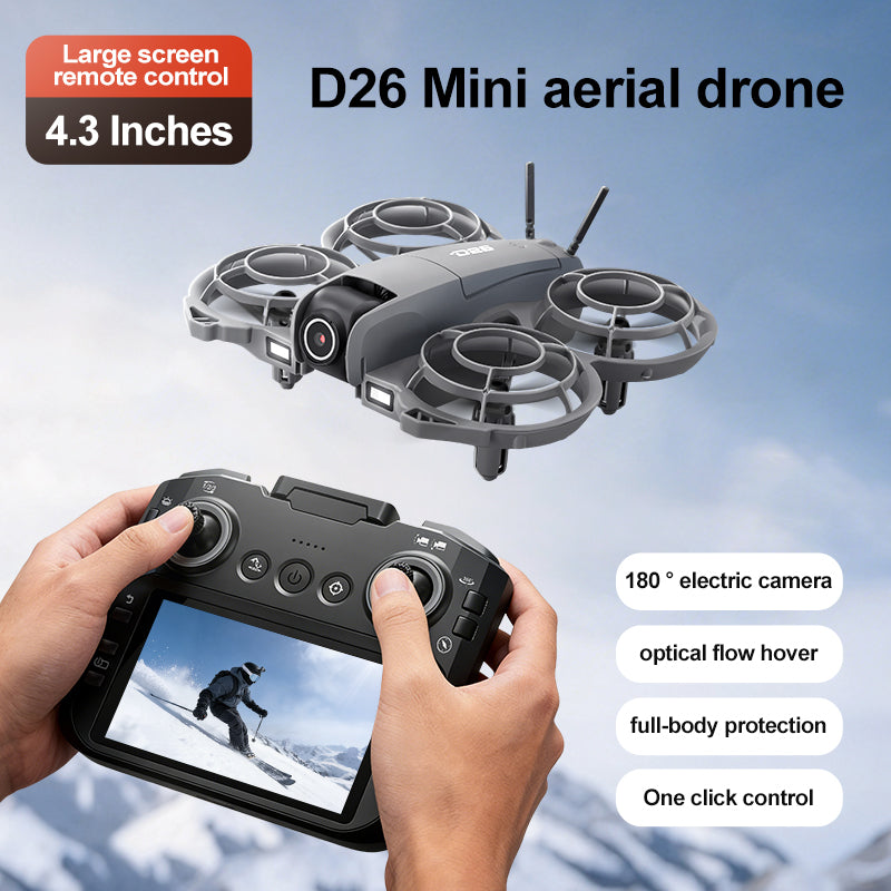 D26 Foldable Mini Aerial Drone 6-Axis Gyro Headless Mode One Key Return Trajectory Flight