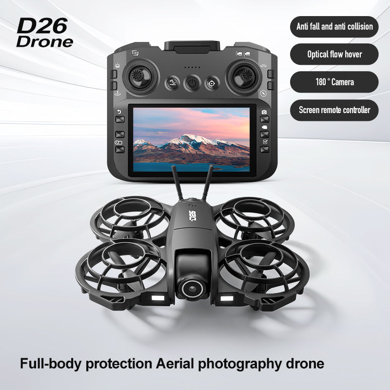 D26 Foldable Mini Aerial Drone 6-Axis Gyro Headless Mode One Key Return Trajectory Flight