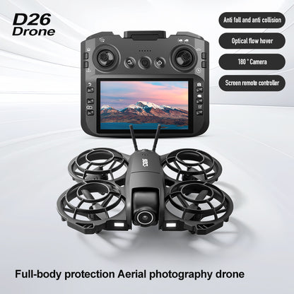 D26 Foldable Mini Aerial Drone 6-Axis Gyro Headless Mode One Key Return Trajectory Flight