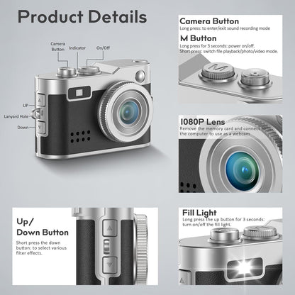 Lightweight Camera Design No Burden to Record Wonderful Life Anytime