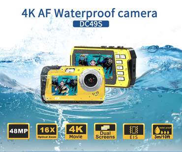 Dual-screen cycling cameras: lightweight design, one-click record, never miss highlights