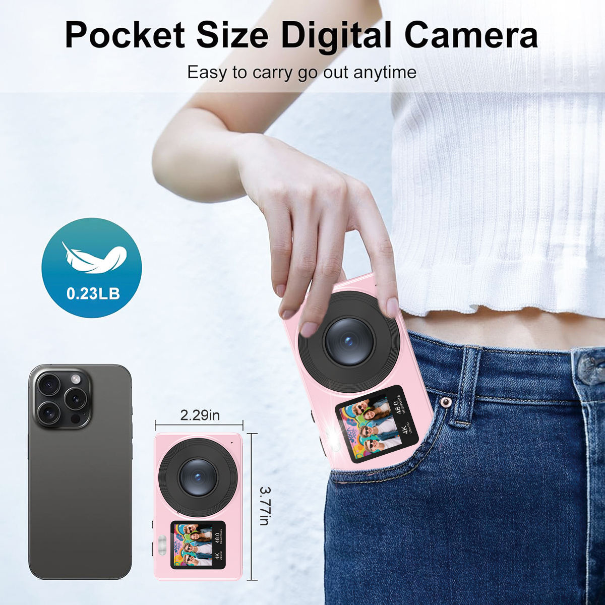 Compact Anti-Shake Camera Captures Thrilling Moments Without Blurs or Shakes