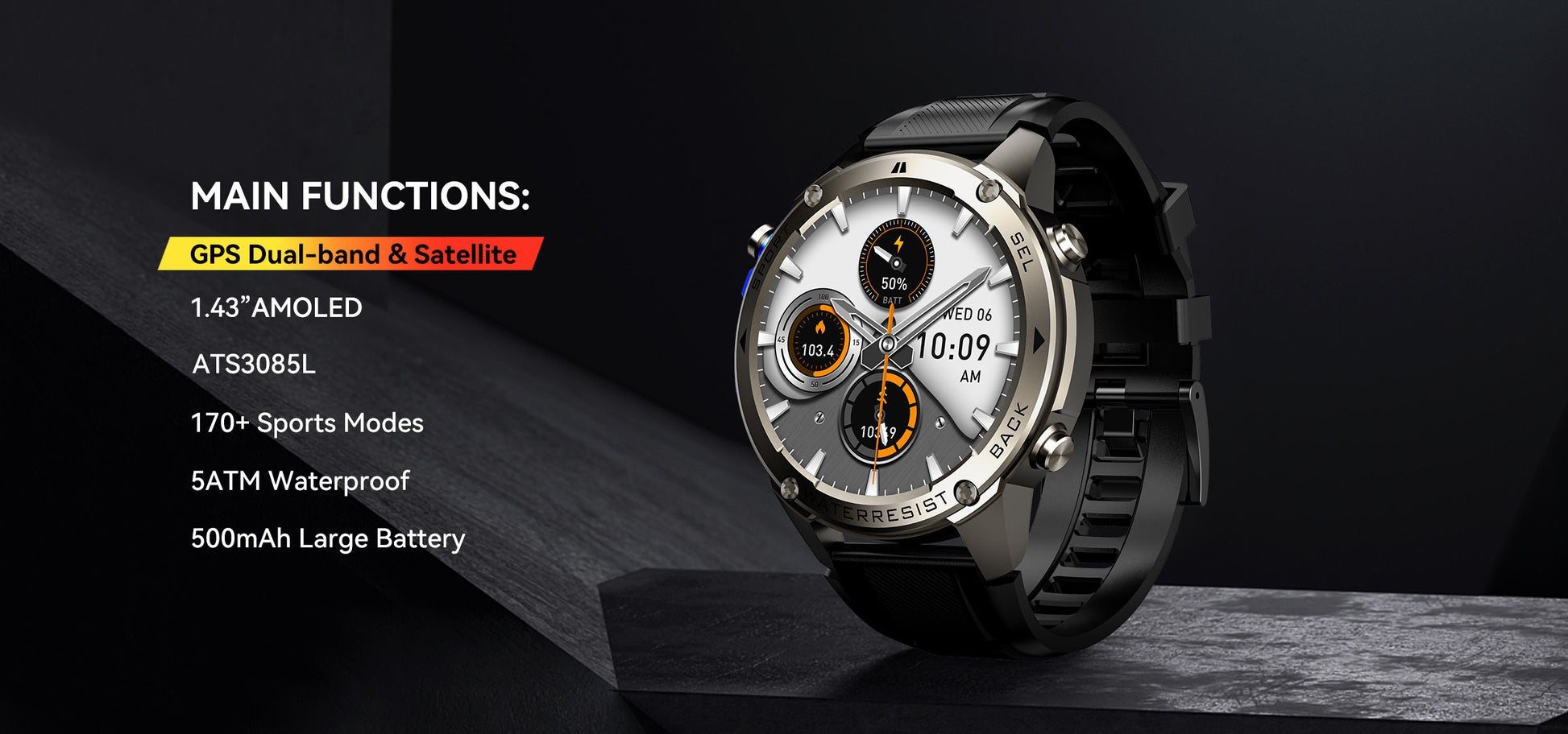 Custom dial smart watch, fit your personality, match outfits for great atmosphere