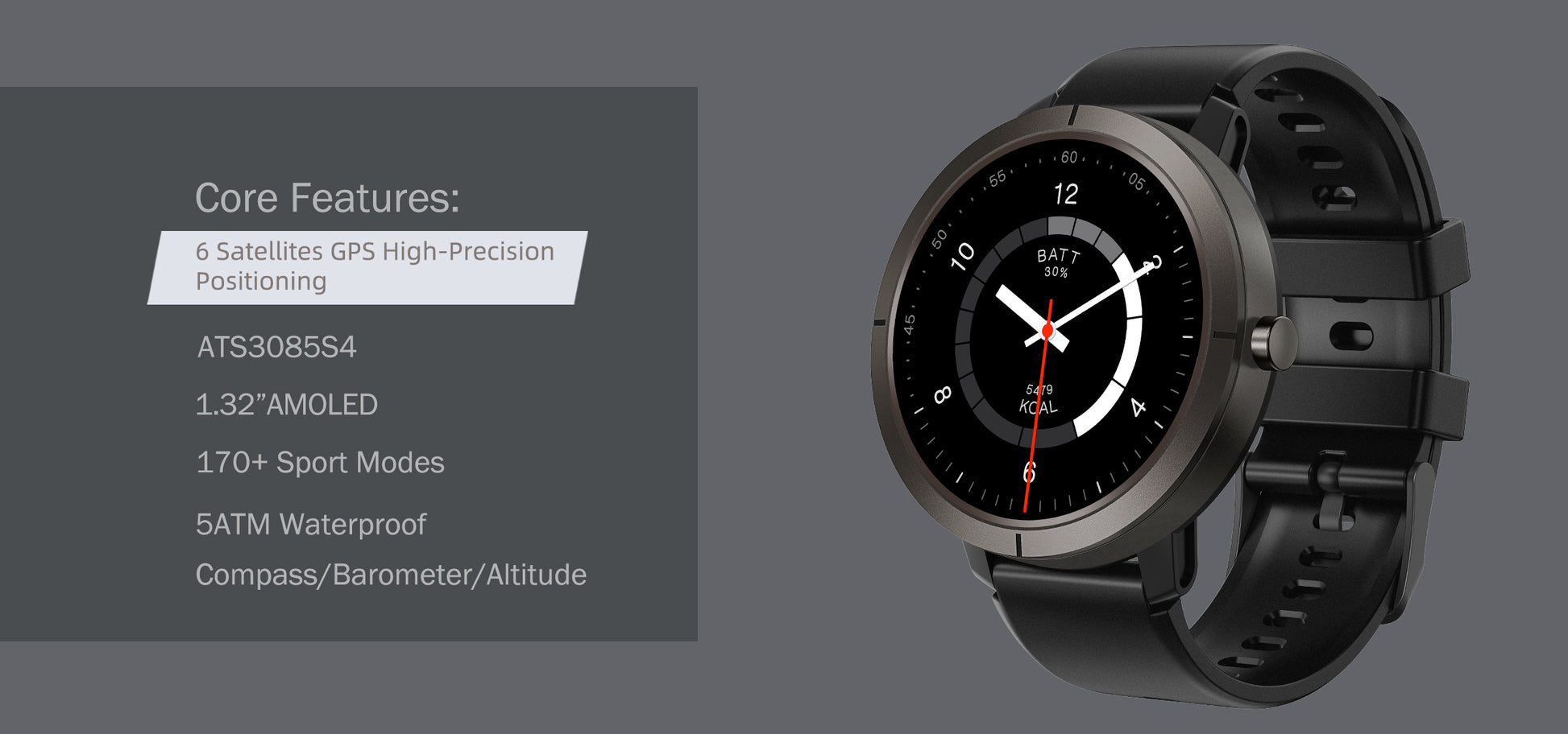 Slim smart watch all-match style, real-time message alerts, easy to check with a wrist lift